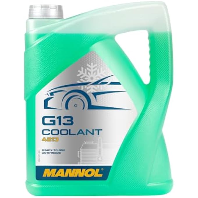 MANNOL G13 READY TO USE ANTIFREEZE COOLANT, G13, HOAT, 5 LITRES - Image 1